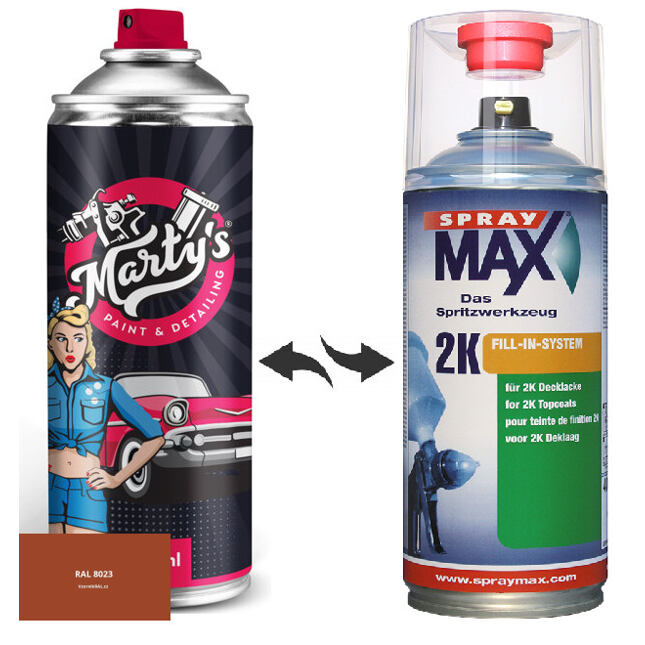 Farba v spreji RAL 8023