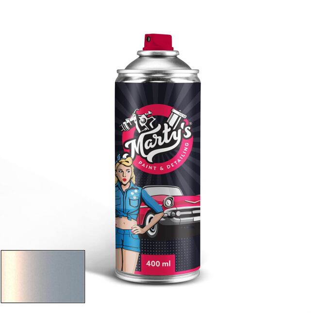 Strieborná farba v spreji Porsche