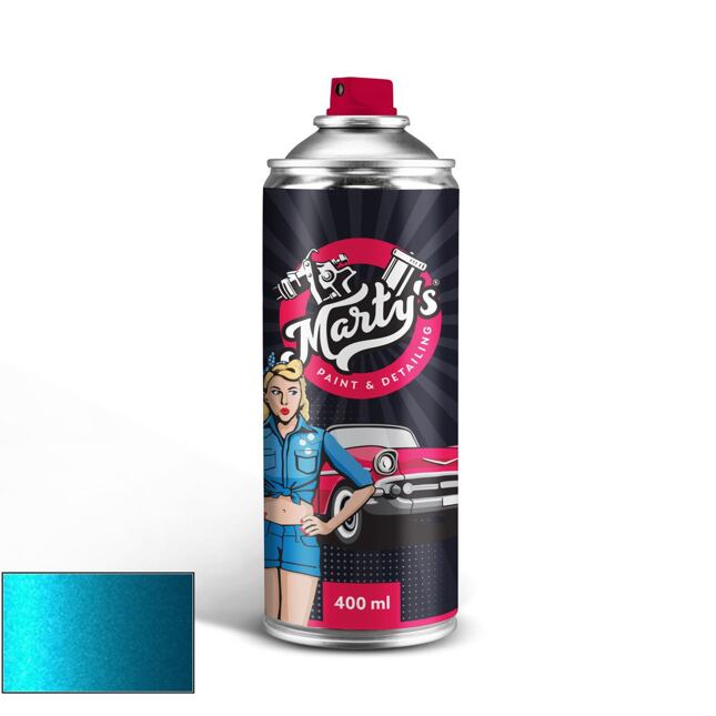 Farba v spreji Mini C61 Pearly Aqua (dachfarbton)