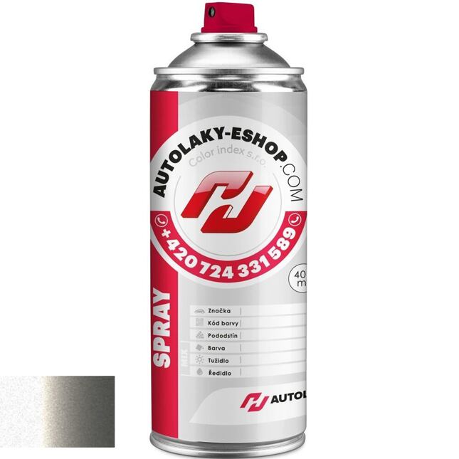 Farba na auto v spreji Suzuki 1J6 PRECIOUS SILVER PEARLESCENT