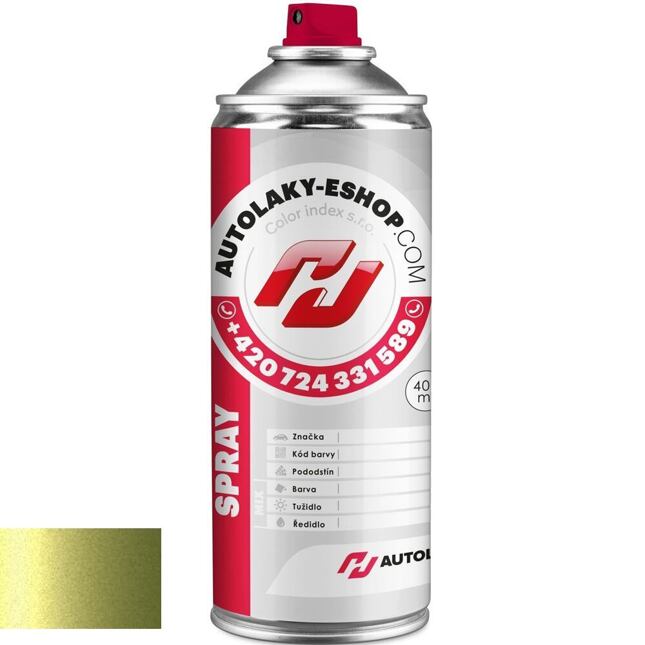 Toyota 5C3 žltá farba v spreji