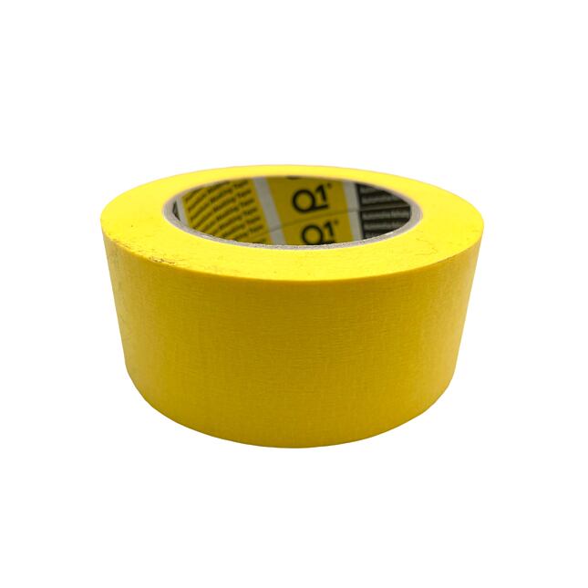 Q1 Maskovacia páska Premium 48 mm x 50 m 110 °C žltá