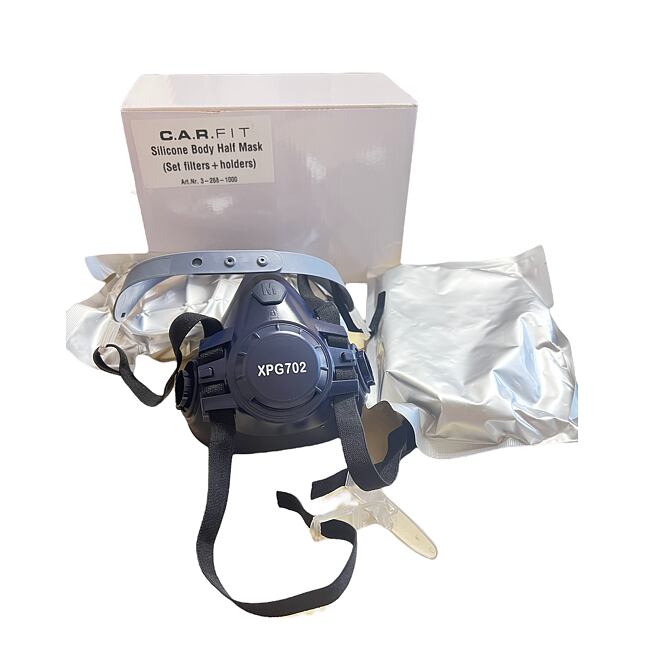 Silikónová polomaska C.A.R.Fit veľkosť. M s filtrami a držiakmi