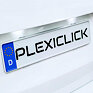 Neviditeľný držiak registračnej značky PlexiClick