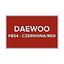 Farba v spreji Daewoo F854 Czerwona/červená