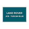Land Rover JCB Toskánska modrá farba na auto