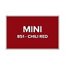 Pištoľ na maľovanie áut Mini 851 Chili Red